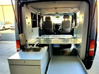 Usado Ford Transit 76 CV (55 kW) 2001 Gris / plata Van