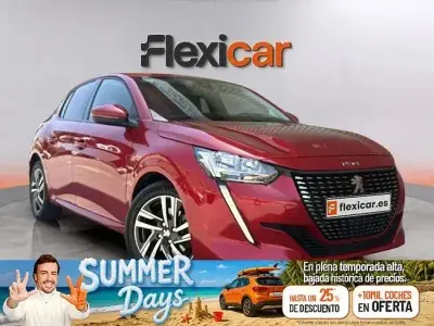 Usado Peugeot 208 Allure 100 CV (73 kW) 2020 Rojo Utilitario