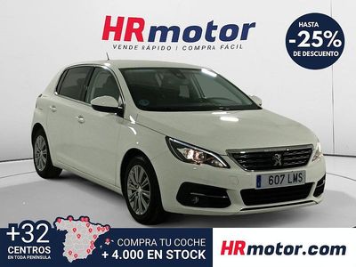 Usado Peugeot 308 Allure 131 CV (96 kW) 2021 Blanco Berlina