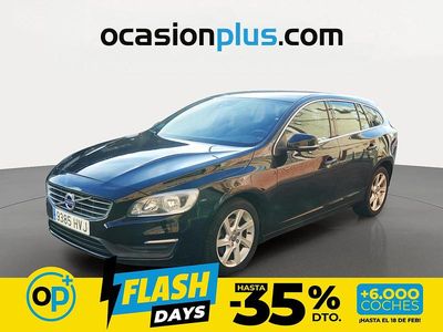 Usado Volvo V60 Momentum 181 CV (133 kW) 2014 Negro Familiar