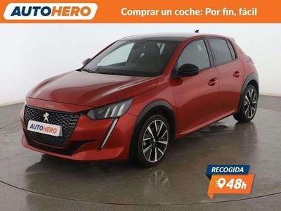 Rojo Usado 2020 Peugeot 208 GT-line Utilitario | 10.726 € (Precio justo)