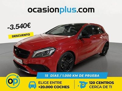 Rojo Usado 2017 Mercedes A180 AMG Utilitario | 18.426 € (Precio justo)