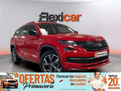 Usado Skoda Kodiaq Ambition 150 CV (110 kW) 2021 Rojo SUV