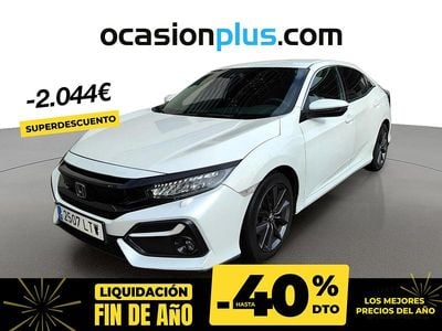 Blanco Usado 2021 Honda Civic Elegance Berlina | 22.190 € (Precio justo)