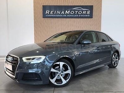 Usado Audi A3 S-Line 150 CV (110 kW) 2018 Gris / plata Berlina