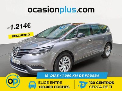 Usado Renault Espace Zen 130 CV (95 kW) 2017 Gris Monovolumen