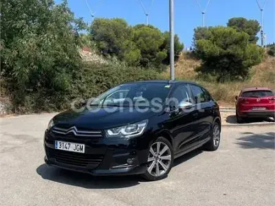 Usado Citroën C4 Feel 120 CV (88 kW) 2015 Negro Berlina