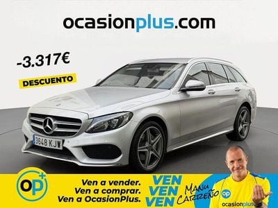 Usado Mercedes E220 170 CV (125 kW) 2018 Gris Familiar