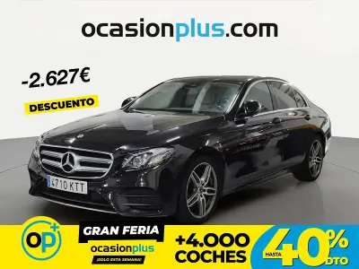 Usado Mercedes E220 194 CV (142 kW) 2019 Negro Berlina