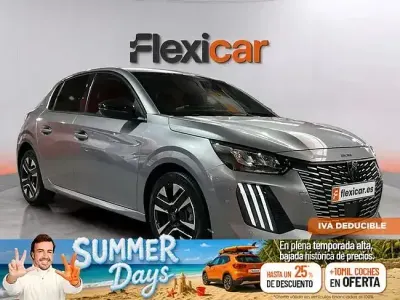Usado Peugeot 208 Allure 100 CV (73 kW) 2025 Gris Utilitario