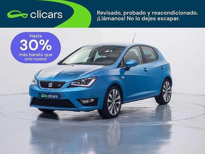Usado Seat Ibiza FR 110 CV (80 kW) 2016 Azul Utilitario