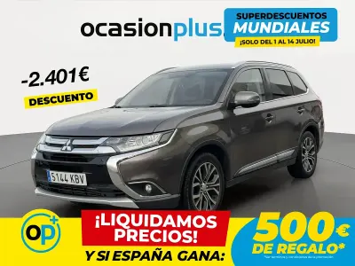 Usado Mitsubishi Outlander Motion 150 CV (110 kW) 2017 Marrón SUV