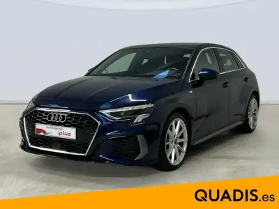 Usado Audi A3 S-Line 150 CV (110 kW) 2021 Azul Berlina