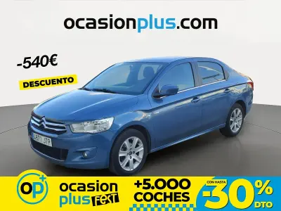 Begagnad Citroën C-Elysee I Exclusive 100 HK (73 kW) 2016 Blå Sedan
