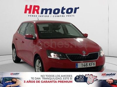 Usado Skoda Fabia Ambition 75 CV (55 kW) 2017 Rojo Berlina