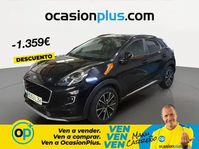 Usado Ford Puma Titanium 125 CV (91 kW) 2022 Negro SUV
