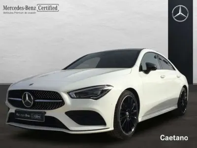 Usado Mercedes CLA200 150 CV (110 kW) 2022 Blanco Coupe