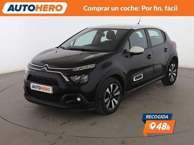 Usado Citroën C3 Feel 83 CV (61 kW) 2022 Negro Utilitario