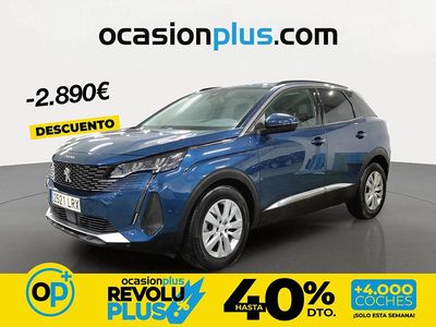 Usado Peugeot 3008 Style 130 CV (95 kW) 2021 Azul SUV