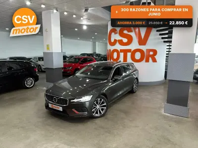 Usado Volvo V60 R-Design 340 CV (250 kW) 2021 Gris Familiar