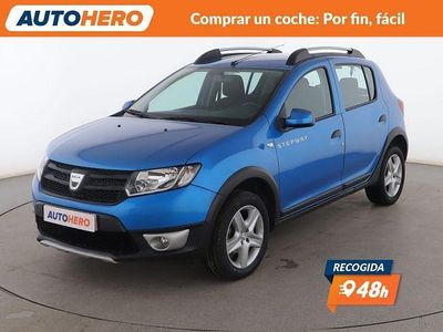 Usado Dacia Sandero Stepway 90 CV (66 kW) 2014 Azul Utilitario