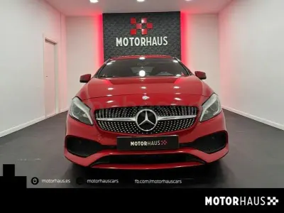 Usado Mercedes A200 AMG line 136 CV (100 kW) 2016 Rojo Berlina