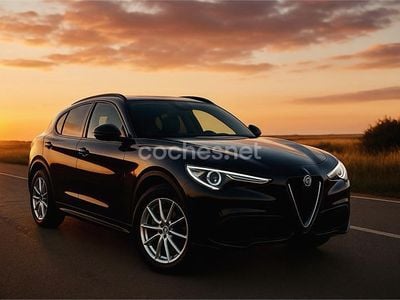 Usado Alfa Romeo Stelvio Executive 190 CV (139 kW) 2019 Negro SUV