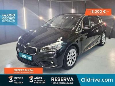 Usado BMW 218 Active Tourer 150 CV (110 kW) 2015 Negro Monovolumen