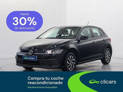 Usado VW Polo Life 95 CV (69 kW) 2022 Negro Utilitario