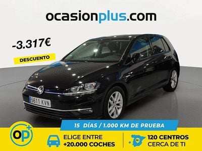 Usado VW Golf VII Advance 130 CV (95 kW) 2019 Negro