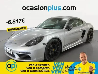 Usado Porsche 718 Cayman T 300 CV (220 kW) 2019 Gris / plata Coupe