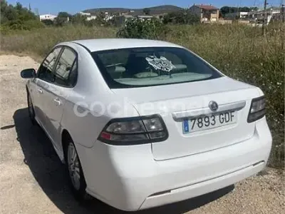 Usado Saab 9-3 Linear 150 CV (110 kW) 2008 Blanco Berlina