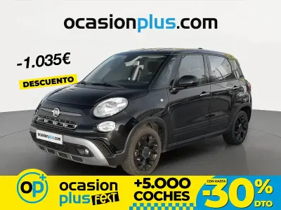 Usado Fiat 500L Cross 95 CV (69 kW) 2021 Negro Monovolumen