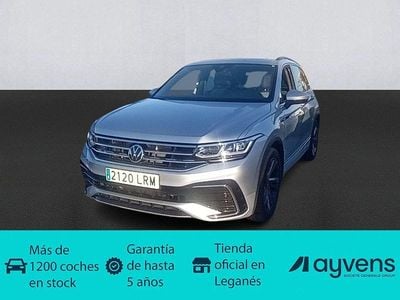 Gris plata Usado 2021 VW Tiguan R-line SUV | 31.500 € (Un poco caro)