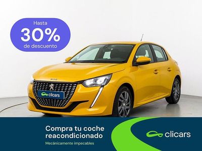 Usado Peugeot 208 Active 100 CV (73 kW) 2021 Amarillo Utilitario