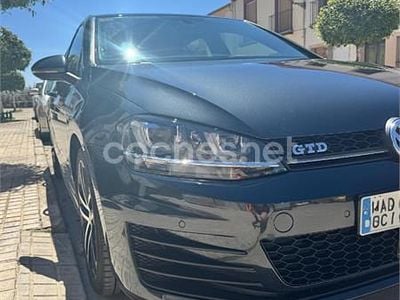Usado VW Golf VII GTD 184 CV (135 kW) 2015 Negro Berlina