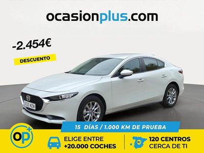 Gris Usado 2025 Mazda 3 Prime-Line Berlina | 23.590 € (Precio justo)