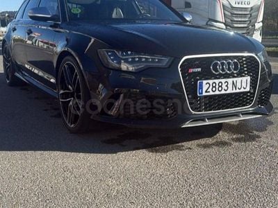 Usado Audi RS6 Exclusive 560 CV (411 kW) 2015 Negro Familiar