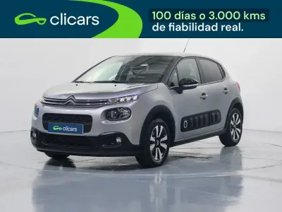 Usado Citroën C3 Feel 83 CV (61 kW) 2019 Gris / plata Utilitario