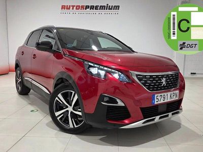 Usado Peugeot 3008 GT-line 131 CV (96 kW) 2018 Granate SUV