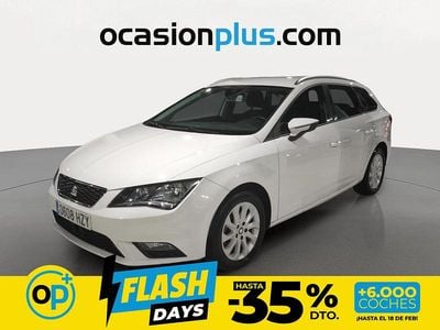 Usado Seat Leon Style 150 CV (110 kW) 2014 Blanco Berlina