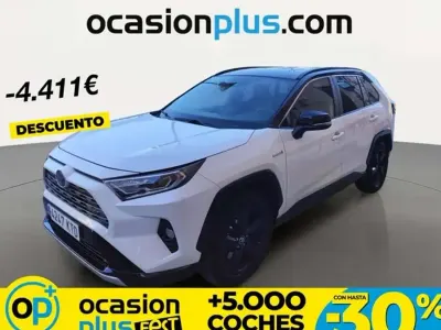 Usado Toyota RAV4 Hybrid 218 CV (160 kW) 2019 Blanco SUV