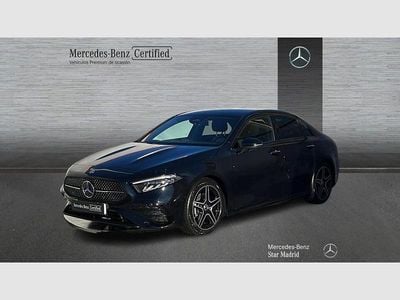 Negro Usado 2025 Mercedes A180 AMG line Berlina | 33.990 € (Precio justo)