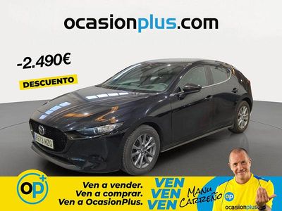 Usado Mazda 3 Prime-Line 140 CV (102 kW) 2025 Negro Berlina