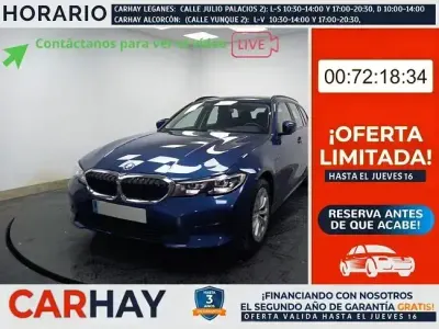 Usado BMW 320e 204 CV (150 kW) 2022 Azul Familiar