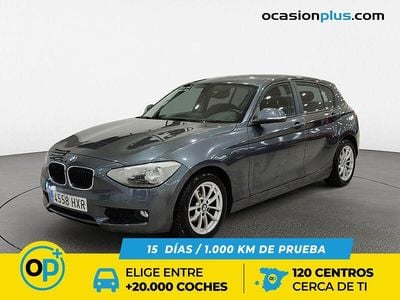 Gris Usado 2014 BMW 116 Efficient Dynamics Utilitario | 10.200 € (Precio justo)
