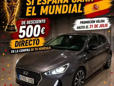 Usado Hyundai i30 Style 136 CV (100 kW) 2017 Gris Berlina