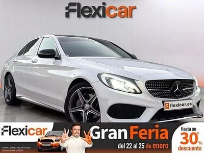 Blanco Usado 2017 Mercedes C220 AMG line Berlina | 25.490 € (Precio justo)