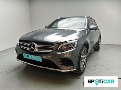 Usado Mercedes GLC250 AMG line 204 CV (150 kW) 2016 Gris SUV