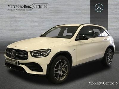 Usado Mercedes GLC300 AMG line 194 CV (142 kW) 2020 Blanco polar  pintura unicolor
